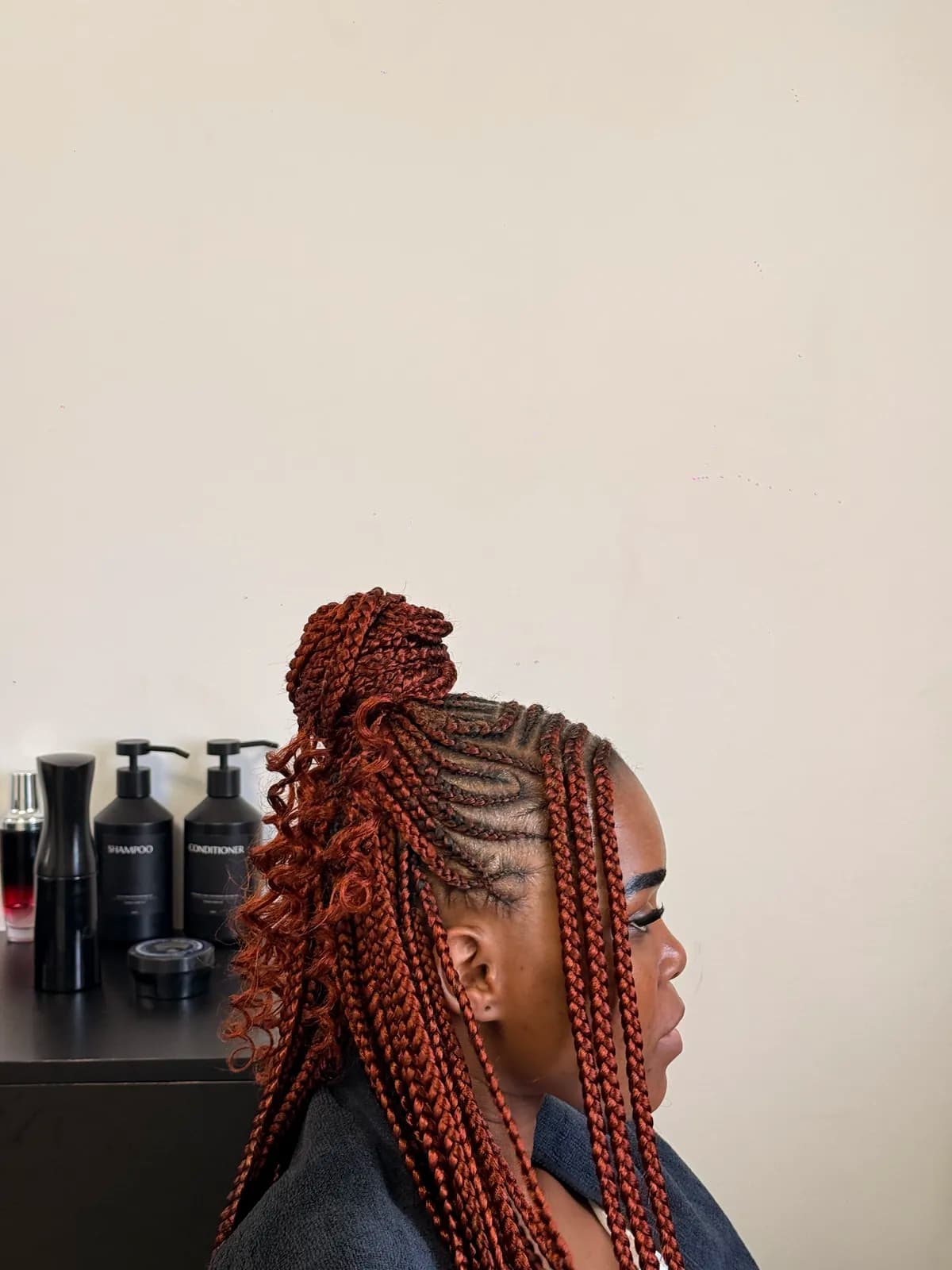 Tresses réalisées au salon FShop Beauty